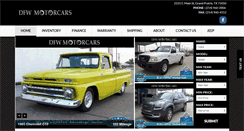 Desktop Screenshot of dfwmotorcars.com